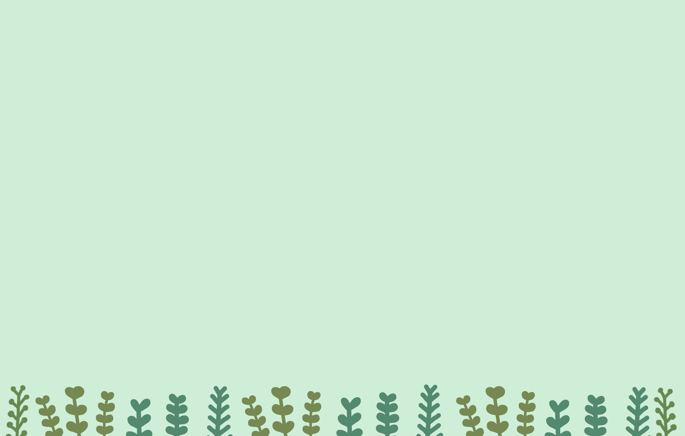 cute plant cartoon background